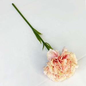 Flores artificiales de clavel corto de alta calidad en blanco rojo verde para decoraciones del hogar para graduación Día del Padre Día de la madre - Product Image 3