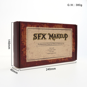 Kit de <span class=keywords><strong>maquillage</strong></span> d'effets spéciaux GP <span class=keywords><strong>Halloween</strong></span>, ensemble cosmétique professionnel d'effets spéciaux avec cire <span class=keywords><strong>cicatrice</strong></span> en silicone, sang pour <span class=keywords><strong>maquillage</strong></span> de clown zombie - Product Image 5