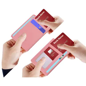 Cross-biên Giới đa-thẻ nữ công suất lớn nhỏ chủ thẻ RFID chặn chủ thẻ mỏng tối giản ví