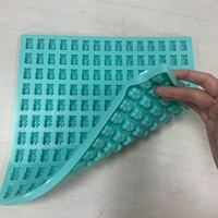 Moule en silicone de qualité alimentaire pour bonbons gélifiés, suppléments vitaminiques, moule en silicone pour chocolat dur, pour usine de confiserie professionnelle