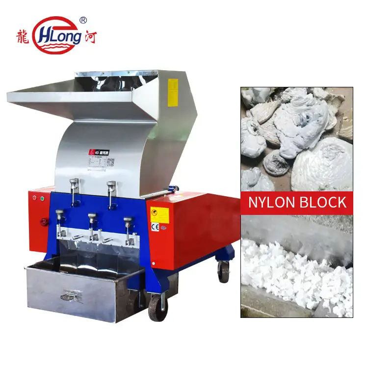 Duy nhất trục máy nghiền phế liệu chai thủy tinh tái chế Shredder cắt nhựa Máy Nghiền nhà máy