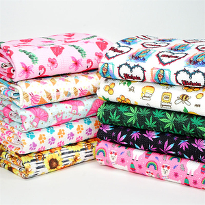 Tùy Chỉnh Thu Nhỏ Chịu Mài Mòn In Kỹ Thuật Số Đan 4 Cách Căng Liverpool 95% Polyester 5% Spandex Bullet Vải Cho Cung Bé Vải - Product Image 1