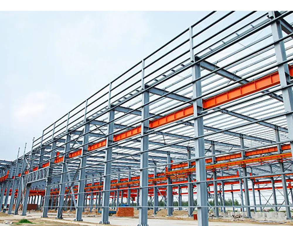 Заводская металлическая строительная мастерская, сварочные стальные конструкции, склад, углеродистая сталь, нержавеющая сталь
