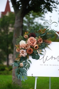 Yb52 hot-Bán Nhân Tạo Đất Nung Hoa Swag Cho Làm Cỏ Hoa Trang Trí Lễ Phục Sinh Giáng Sinh Năm Mới Halloween Trở Lại Trường Học - Product Image 3