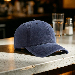Gorras de Papá Bordadas Personalizadas al por Mayor OEM, Unisex, de 6 Paneles, Tela de Algodón, Tamaño Ajustable, Premium, Sin Estructura, Estilo Vintage - Product Image 1