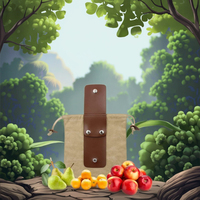 Sac de recherche de nourriture MushroomWaxed Canvas Tinder Étanche Petite pochette en cuir Sac de chasse Fanny Pack pour chien Formation Bushcraft Ceinture