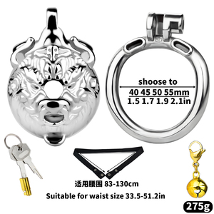 Jaula de castidad de acero inoxidable invisible FRRK con arnés de correa de cinturón elástico para hombres Discreto Sissies Femboy <span class=keywords><strong>Cock</strong></span> Cage Device - Product Image 5
