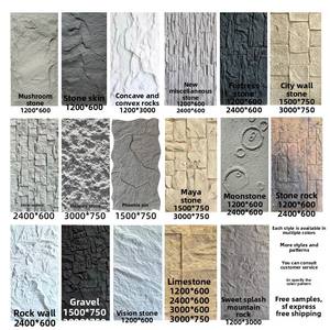 Panel de Piedra Artificial de Imitación de Piedra PU, Panel de Pared para Hoteles, Panel de Pared de Espuma PU 1200*600*120 - Product Image 5