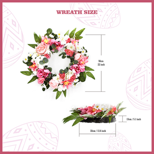 Nouvelle Guirlande Florale Printanière 2026 – Guirlande de Fleurs Artificielles pour Décoration Scénique de Printemps, Ornement à Suspendre à la Porte - Product Image 5