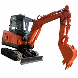 2 tấn Mini Digger máy xúc DIESEL thủy lực backhoe micro theo dõi hoe bánh xích nhỏ Máy xúc mini