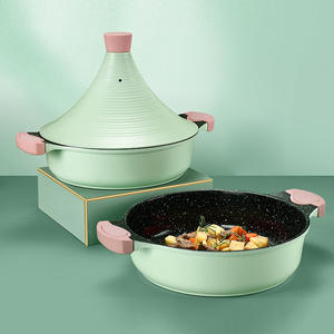 <span class=keywords><strong>Tajine</strong></span> électrique marocain en aluminium avec revêtement en marbre antiadhésif - Product Image 4