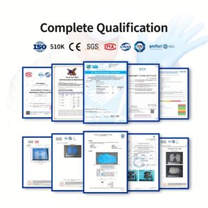 Anboson <span class=keywords><strong>LATEX</strong></span> và bột-miễn phí thực phẩm-an toàn nhẹ kết cấu công nghiệp-lớp dùng một lần màu tím Găng tay Nitrile găng tay - Product Image 2