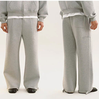 Ensemble de survêtement sportif personnalisé pour homme, coupe ample, hiver, avec double fermeture éclair, capuche en tissu respirant, nouveau modèle