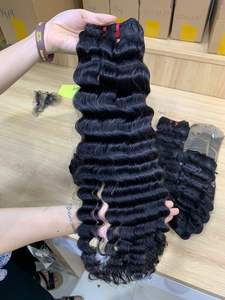 Lots de Cheveux Humains Ondulés Profonds 2026 en Gros, 100% Cheveux Vierges Non Traités, Couleur Naturelle, Extensions de Cheveux en Trame, Taille Personnalisable - Product Image 6