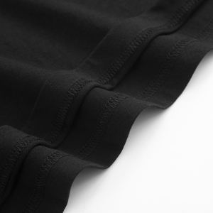 T-shirt blanc personnalisé 100% coton avec logo pour hommes, impression unie, imprimé blanc noir, sublimation, fabriqué aux États-Unis, vente en gros - Product Image 2