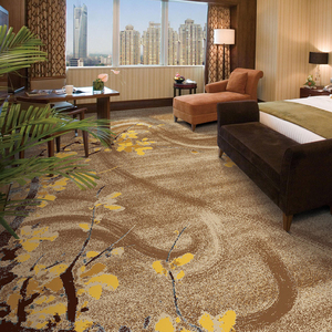 HENGJIU, alfombras de piso de nuevo diseño, alfombras de pared a pared con patrón floral barato para el hogar - Product Image 5