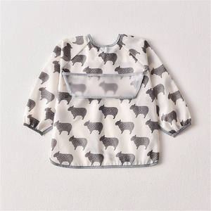 Baberos impermeables de EVA de manga larga para niños, delantal para alimentación, alimentación - Product Image 2