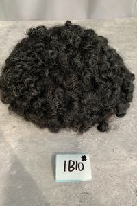 H399 Toupet <span class=keywords><strong>Afro</strong></span> pour Hommes Noirs Africains, Remplacement de <span class=keywords><strong>Cheveux</strong></span> <span class=keywords><strong>Afro</strong></span> Bouclés, Boucles en <span class=keywords><strong>Laine</strong></span>, 100% <span class=keywords><strong>Cheveux</strong></span> Humains, Base en Dentelle Complète, 100% <span class=keywords><strong>Cheveux</strong></span> Humains - Product Image 3