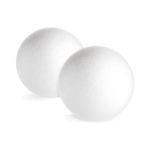 Bolas de Espuma para Manualidades de 7.9 Pulgadas, Blancas, de Poliestireno, Diseño Art <span class=keywords><strong>Deco</strong></span>, para Pascua, Bautizo, Proyectos DIY, Centros de Mesa Florales, Decoración del Hogar - Product Image 1
