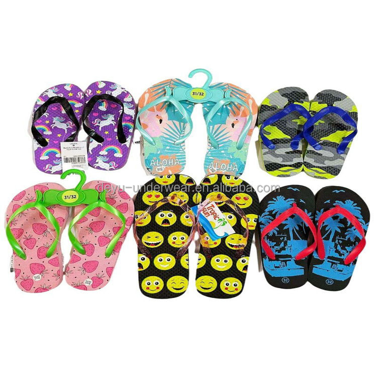 0,36 долларов модель FLX008 серии, размеры 24-35 большой контейнер запас микс принтов для самых маленьких; Реальные фотографии; Пляжные Тапочки для ванной; Домашние тапочки для пляжа