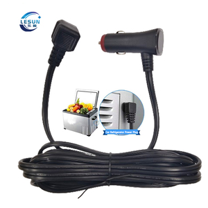 Vente en gros 12V 24V Mini congélateur refroidisseur cordons d'<span class=keywords><strong>alimentation</strong></span> câble d'extension DC chargeur de voiture allume-cigare adaptateur faisceau de câbles - Product Image 2