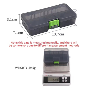 <span class=keywords><strong>NARON</strong></span> Caja Magnética Impermeable de 6 Compartimentos para Anzuelos de Pesca, Accesorios de Almacenamiento, Caja de Herramientas para Pesca al Aire Libre - Product Image 3