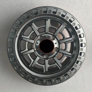 Rines Todoterreno Negros 17x9 6x139.7, Rines de Aleación Todoterreno para Ford Silverado, Dodge Ram, Defender, Jeep - Product Image 5