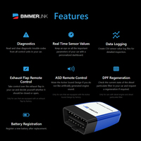 Escáner de Diagnóstico Vgate VLinker BM Plus Bluetooth 4.0 OBDII V2.3 OBD2, Lector de Códigos de Auto Compatible con Android e iOS