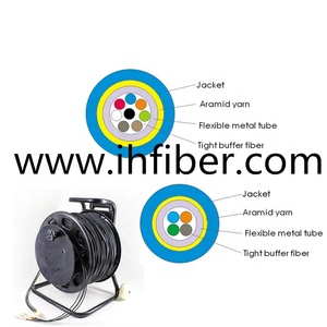 8 lõi Singlemode CPRI vá dây môi trường khắc nghiệt bọc thép Duplex LC sợi cáp quang - Product Image 6