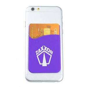 Cartera para Teléfono Celular con Logotipo Personalizado, Porta Tarjetas de Crédito de Goma Portátil, Estilo Simple, Impresión Serigrafiada, Regalos Promocionales - Product Image 5
