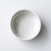 JiuJiuJu Mini Bol de Préparation en Céramique, Petites Tasses à Sauce, Bols à Apéritif, Plats de Service Modernes, Petites Tasses à Sauce Blanches Classiques