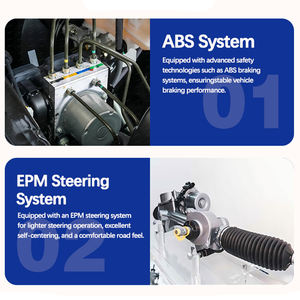 Kesen Drive Elektrische Bezorgwagen Mini Elektrische Auto <span class=keywords><strong>2</strong></span> Zits 150PK 4x4 Touchscreen Motorvermogen Lithium EEC Transparante Laadbak - Product Image 2