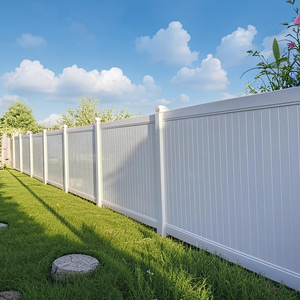 Classique et populaire <span class=keywords><strong>blanc</strong></span> résistant à la Corrosion solide et facile à installer maison jardin cour Villa arrière-cour sécurité <span class=keywords><strong>Pvc</strong></span> clôture - Product Image 3
