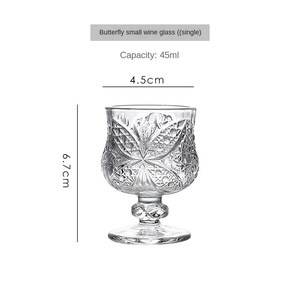 Petit verre à <span class=keywords><strong>vin</strong></span> <span class=keywords><strong>blanc</strong></span> domestique verres à boire One-Bite fruits sculptés et spiritueux courts pour femmes - Product Image 6