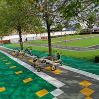 Plancher suspendu en polypropylène pour terrains de tennis et multisports, dalles de béton, norme FIBA, durable, intérieur/extérieur, pour jardins et terrains de sport