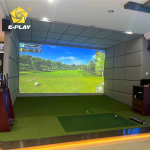Simulateur de <span class=keywords><strong>golf</strong></span> d'intérieur intelligent - Pointage automatique, changement de scène, installation facile, 6 jeux, écran tactile infrarouge, idéal pour villa et bureau - Product Image 6