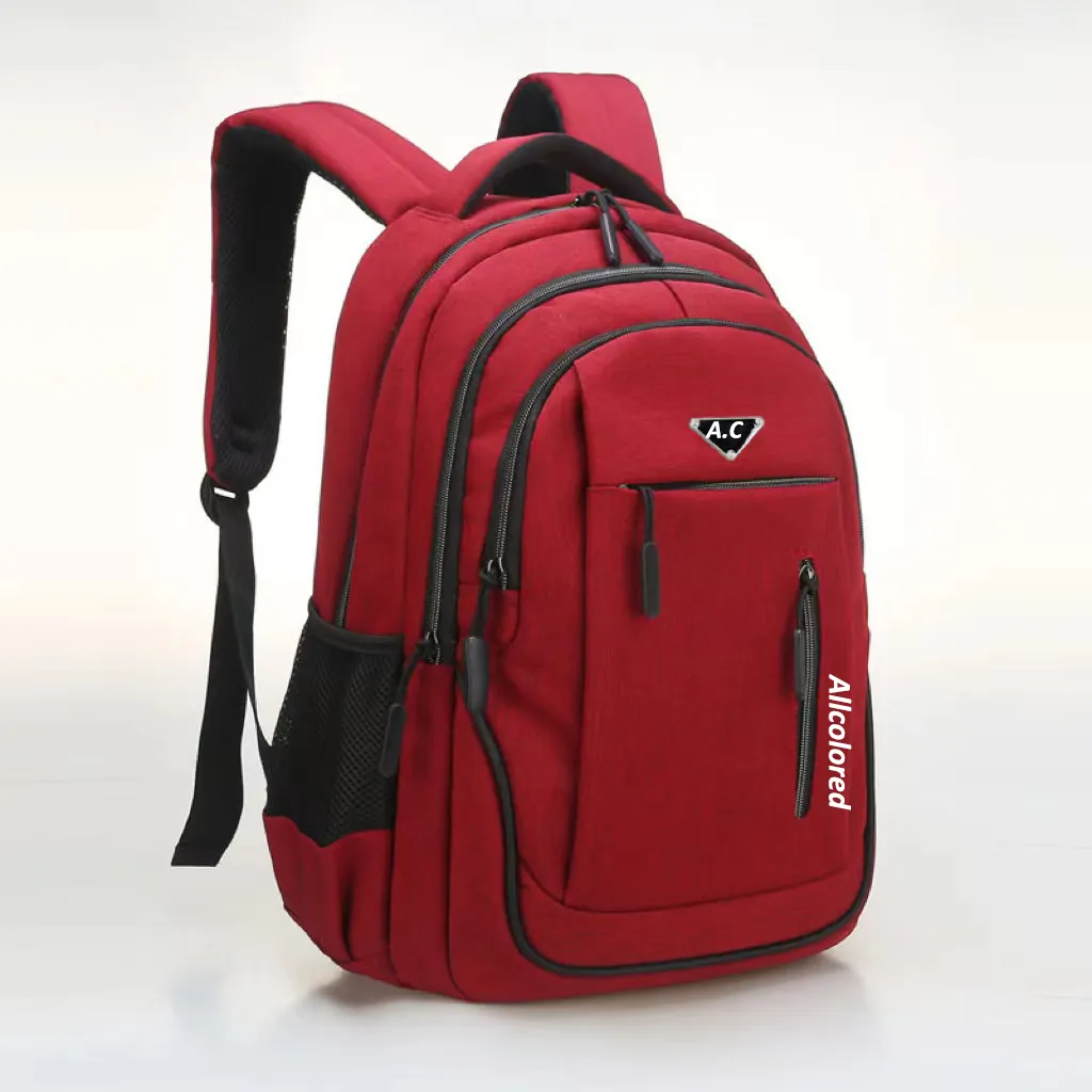 Backpack large-capacity backpack rechargeable USB business computer bag casual backpack junior high school schoolbag