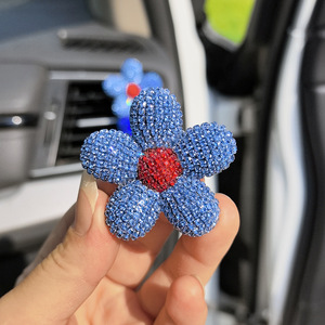 Adornos de Lujo Azules con Flores y Lazos para Decoración de Carcasas de Teléfono, Manualidades DIY - Product Image 3