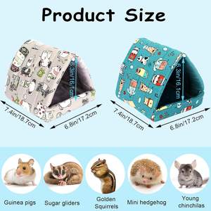 Lits cochon d'Inde cachette hamac petit Animal maison pour Cage souris Chinchillas Hamsters hérissons furets lits cochon d'Inde - Product Image 6