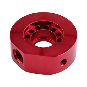 Hiệu suất tùy chỉnh CNC gia công nhôm chủ đề xe lọc dầu bánh sandwich Adapter - Product Image 1