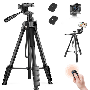 Chân máy ảnh điện thoại di động nhẹ và tiện dụng, chân máy ảnh tự chụp & giá đỡ đèn, tất cả trong một chân máy - Product Image 1