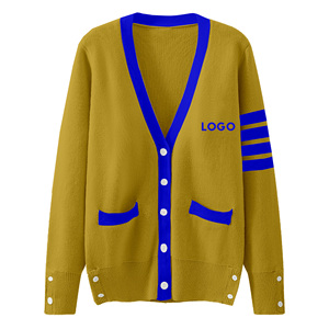 Sorority thêu tùy chỉnh Hàng dệt kim phụ nữ sorority thăng hoa phụ nữ Đan Áo len cardigan - Product Image 3