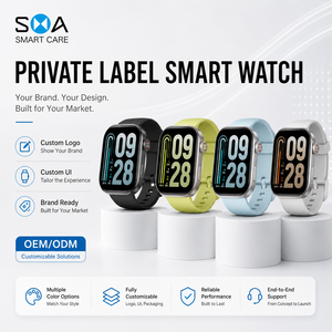 Smartwatch Rettangolare Personalizzato a Prezzo di Fabbrica, Chiamate Bluetooth, Display TFT da 2.0 Pollici, Orologio Sportivo Giallo per Distributori di Marca - Product Image 3