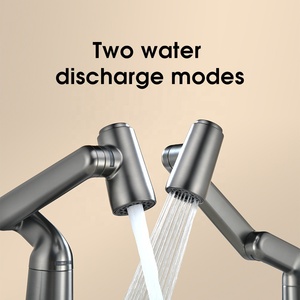 <span class=keywords><strong>Robinet</strong></span> de lavabo de luxe en laiton, <span class=keywords><strong>robinet</strong></span> d'évier pour hôtel, appartement, <span class=keywords><strong>flexible</strong></span>, rotation à 360 degrés, angle réglable, montage sur pont à trou unique, 5 ans - Product Image 5