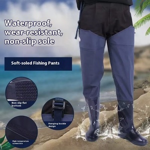 Pantalones de pesca antideslizantes y resistentes al desgaste, adecuados para la acuicultura, la captura de peces y el trasplante de arroz. - Product Image 5