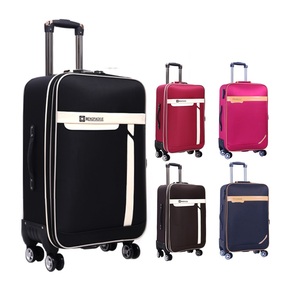 Bolsa de equipaje de tela suave Oxford de poliéster EVA personalizada de fábrica, tamaño de <span class=keywords><strong>cabina</strong></span>, 3 uds., bolsa de viaje, juego de maleta con ruedas - Product Image 6