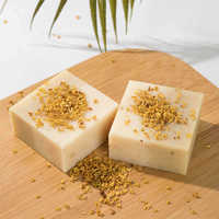 Savon solide à froid fait à la main Osmanthus huile essentielle ancienne méthode pour nettoyer les savons hydratants en gros