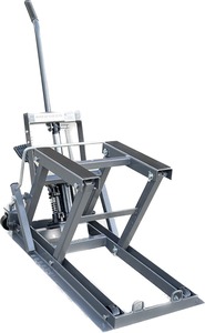 รถมอเตอร์ไซค์เหล็ก Q235 1500ปอนด์แท่นยกแม่แรงยกรถ ATV ไฮดรอลิกความสูงสูงสุด375มม. สำหรับถนนและจักรยานสกปรก - Product Image 2