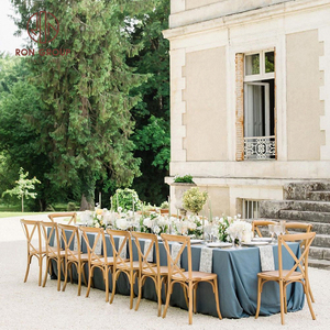 Silla de Madera con Respaldo Cruzado para Eventos al Aire Libre, Banquetes, Fiestas y Bodas - Product Image 4