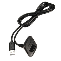 Kit de charge 2-en-1 avec batterie 4800 mAh et câble de charge USB pour manette sans fil Xbox 360 – Chargez et jouez